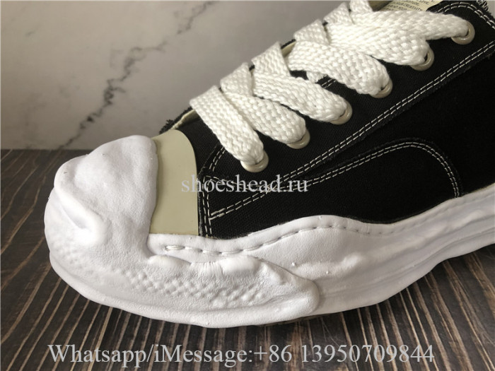 Maison Mihara Yasuhiro Black Peterson Original Sole Sneakers