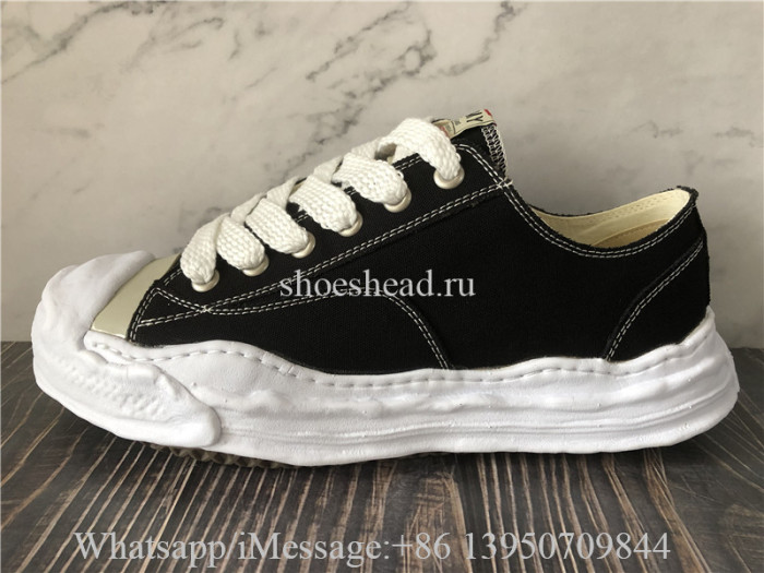 Maison Mihara Yasuhiro Black Peterson Original Sole Sneakers