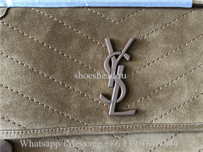 Original Saint Laurent Tan Suede Medium Niki Bag 28cm