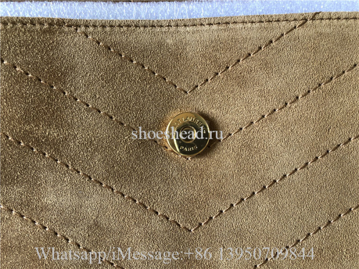 Original Saint Laurent Tan Suede Medium Niki Bag 28cm