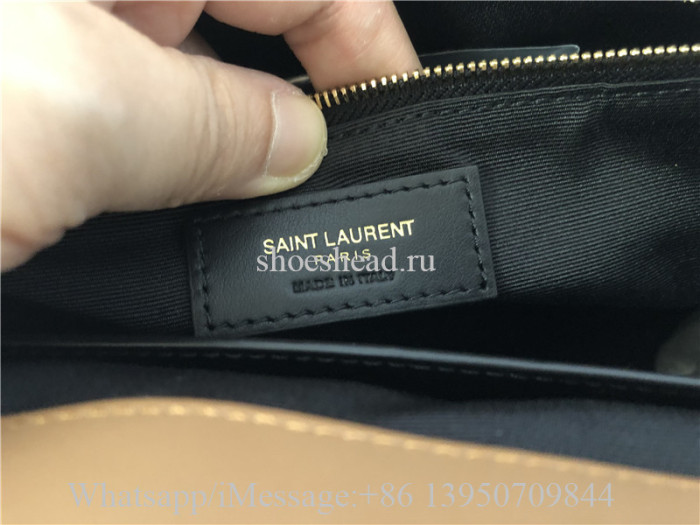 Original Saint Laurent Tan Suede Medium Niki Bag 28cm