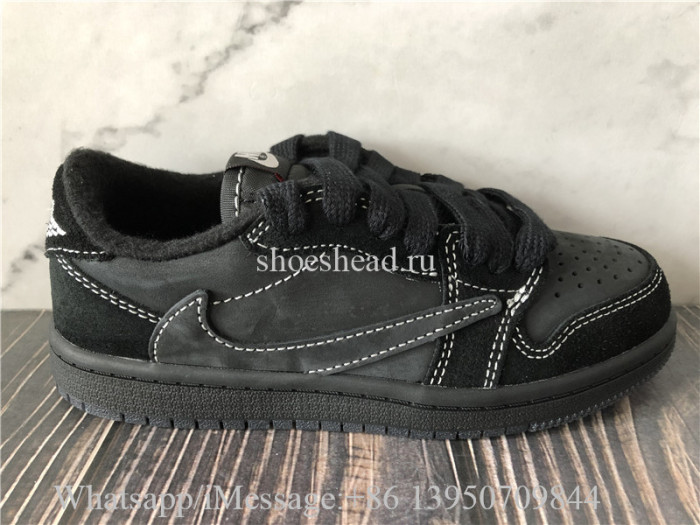 Kid Air Jordan 1 Retro Low Travis Scott Phantom