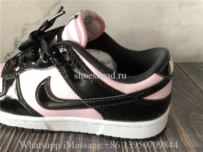 Nike Dunk Low Pink Black Patent