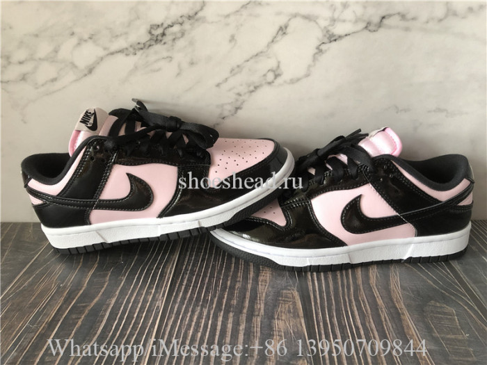 Nike Dunk Low Pink Black Patent