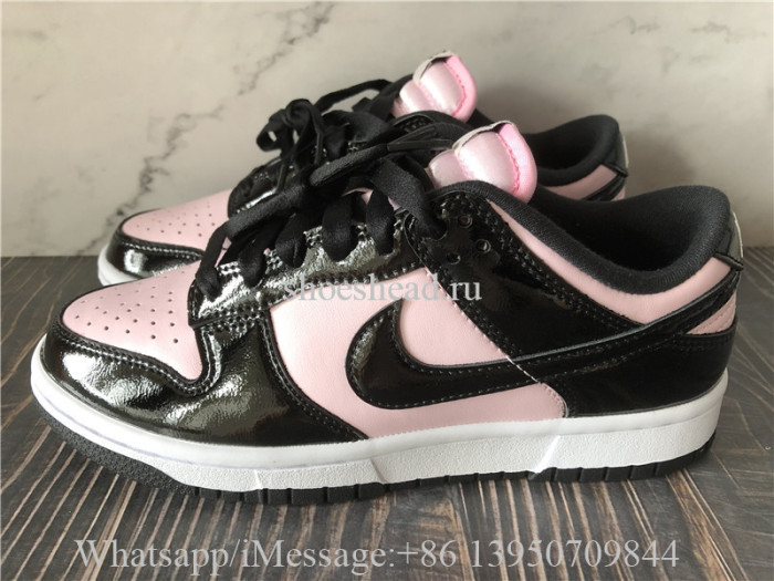 Nike Dunk Low Pink Black Patent