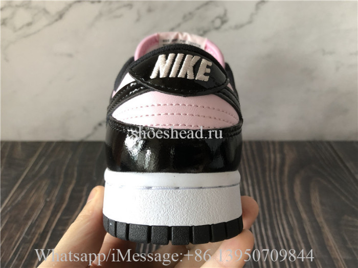 Nike Dunk Low Pink Black Patent