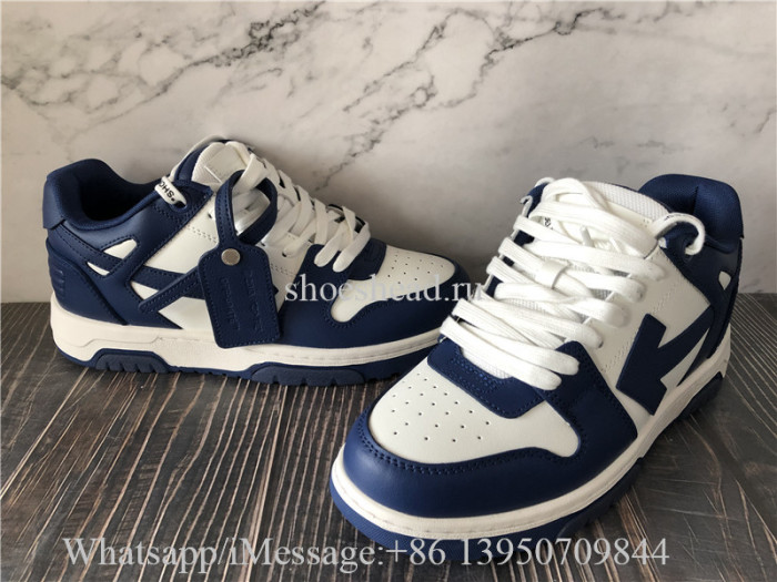 Off White Out Of Office Sneaker Blue White
