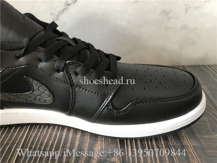 Air Jordan 1 Low  Black Elephant