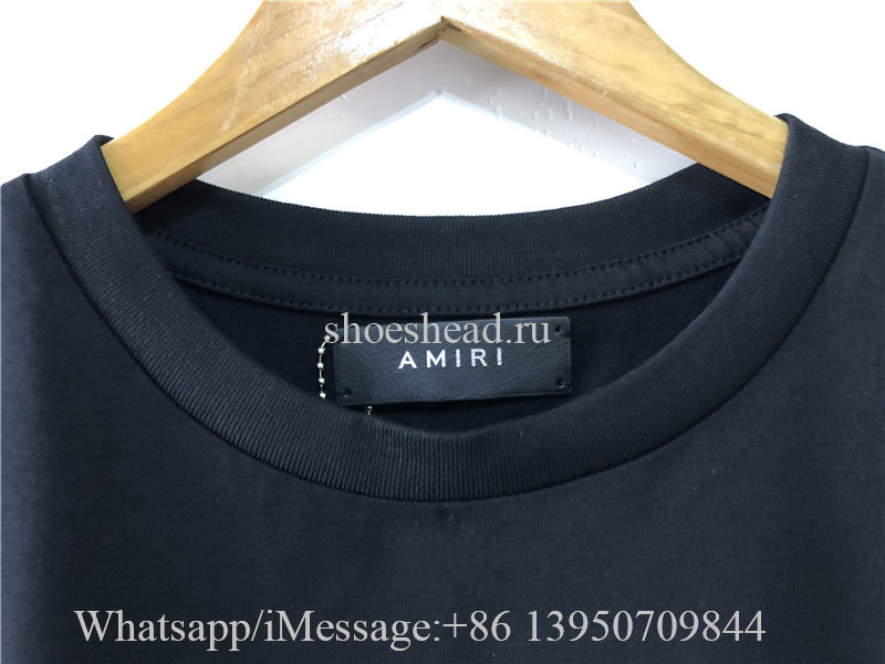 Amiri Black Tee Shirt 1
