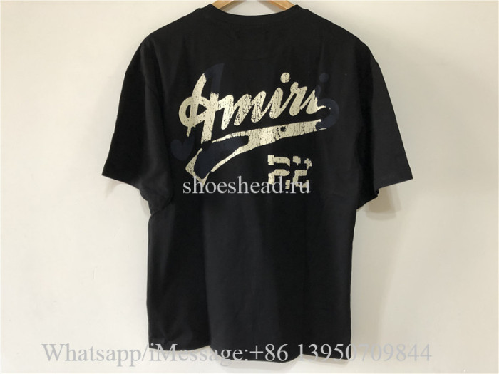Amiri Black Tee Shirt 1