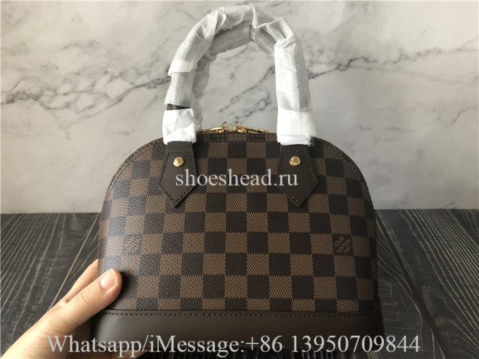 Original Louis Vuitton Alma BB Damier Ebene Bag N41221