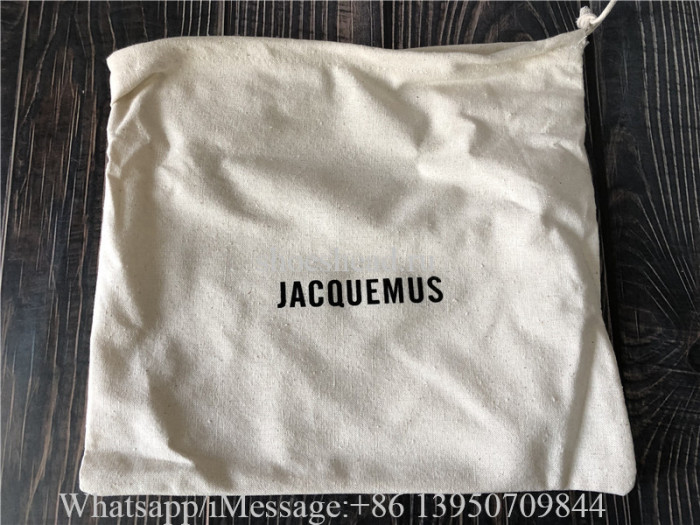 Jacquemus Le Bisou Perle Embellished Leather Shoulder Bag Brown