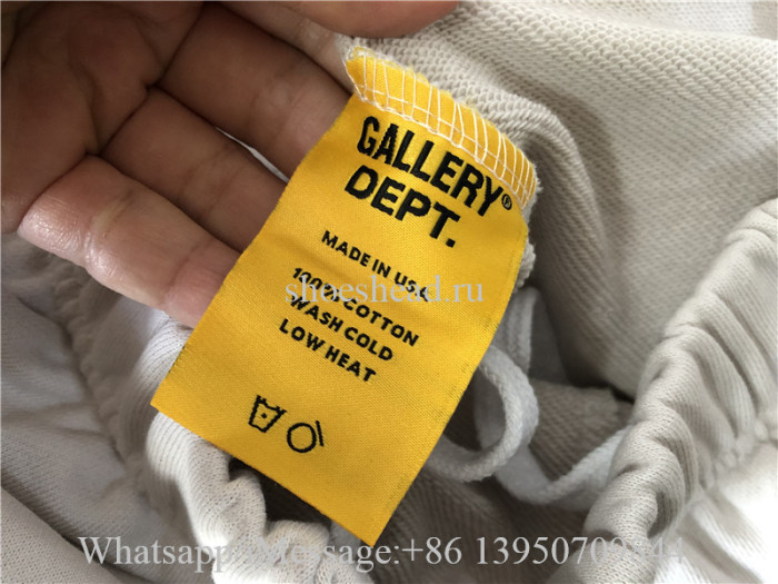 New Season Gallery Dept. Panelled Flared Track Pants Cream White