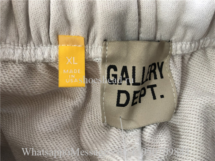 New Season Gallery Dept. Panelled Flared Track Pants Cream White