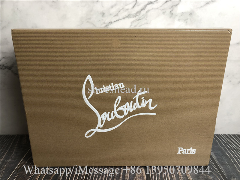 Christian Louboutin Low Top Sneaker Black Red