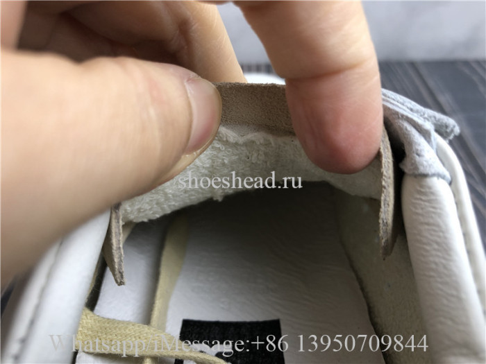 Golden Goose Hi Star Leather Metallic Low Top Sneaker