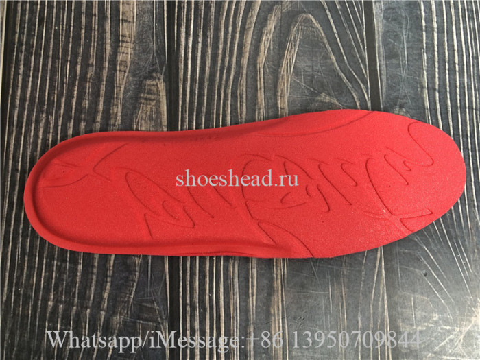 Christian Louboutin Low Top Sneaker Black Red