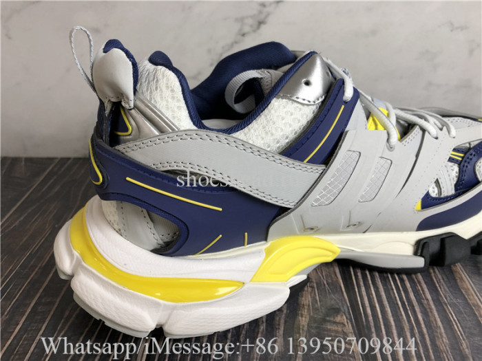 Balenciaga Track 3.0 Trainer Grey Blue Yellow