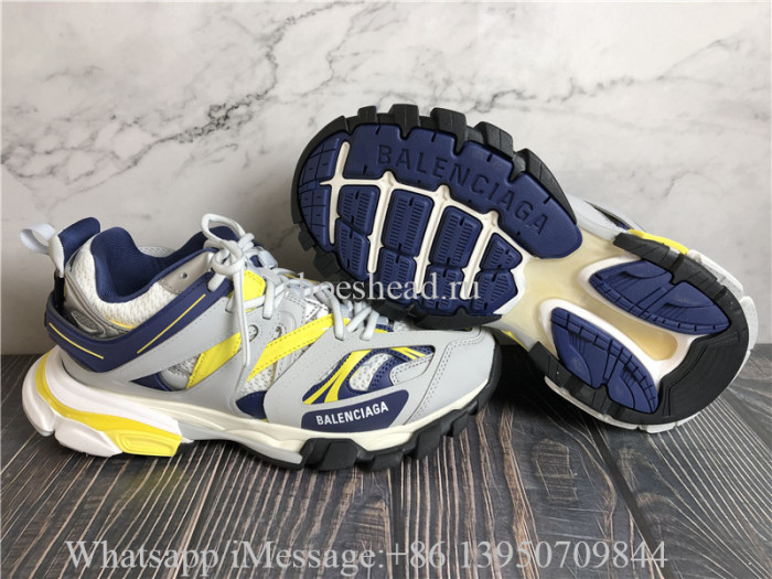 Balenciaga Track 3.0 Trainer Grey Blue Yellow