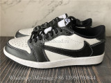 Louis Vuitton x Air Jordan 1 Low OG Black White