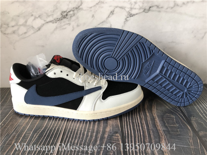 Air Jordan 1 Retro Low Travis Scott Blue White