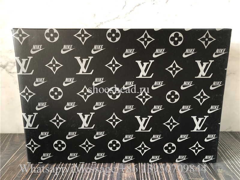 Louis Vuitton x Air Jordan 1 Low OG Black White