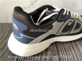 Dior B30 Sneaker Anthracite Gray Mesh and Black, Blue and Dior Gray Technical Fabric