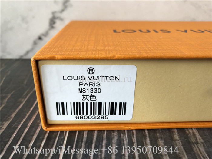 Original Louis Vuitton LV Vertical Wallet M81367 Pebble
