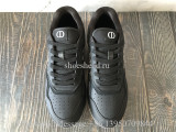 Christian Dior B27 Low Top Sneaker Black Dior Oblique Galaxy Leather with Smooth Calfskin and Suede
