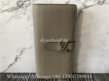 Original Louis Vuitton LV Vertical Wallet M81367 Pebble
