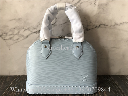 Original Louis Vuitton Alma BB Blue Cloud Bag M22357