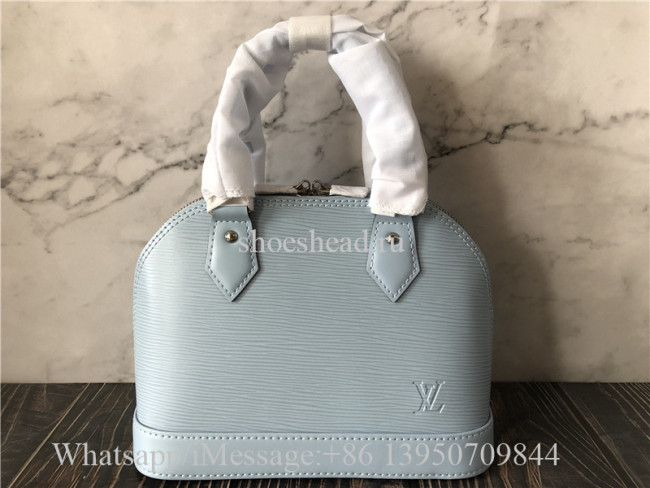Original Louis Vuitton Alma BB Blue Cloud Bag M22357