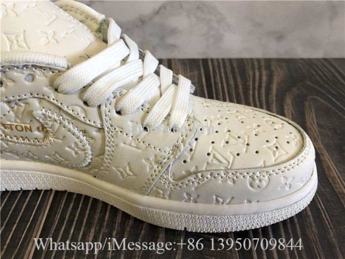 Louis Vuitton x Air Jordan 1 Low Travis Scott White