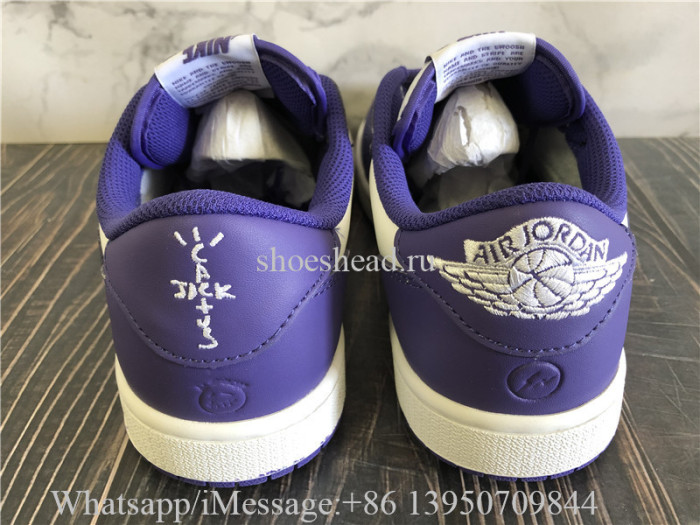 Off White x Air Jordan 1 Low Travis Scott Purple