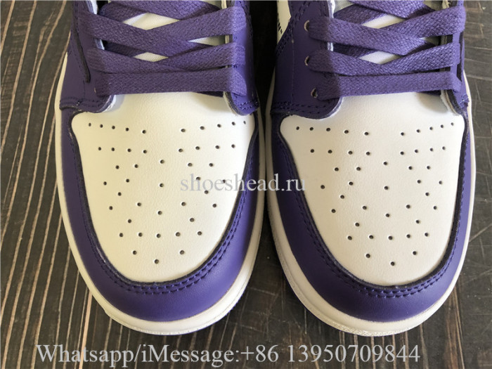 Off White x Air Jordan 1 Low Travis Scott Purple