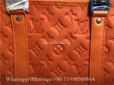 Original Louis Vuitton Keepall Bandouliere 50cm Duffle Bag Orange M23749