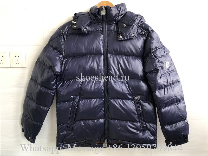 Moncler Down Jacket Navy Blue
