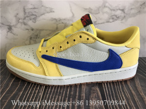 Super Quality Air Jordan 1 Low Travis Scott Canary