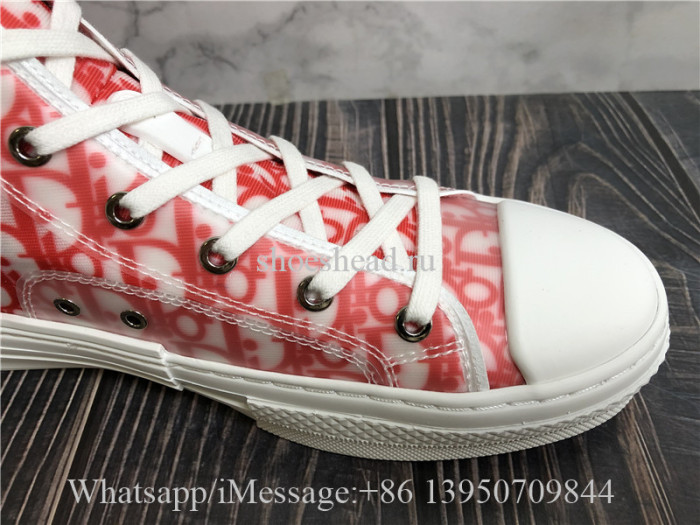 Dior B23 High Top Sneaker Pink Oblique