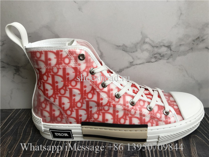 Dior B23 High Top Sneaker Pink Oblique