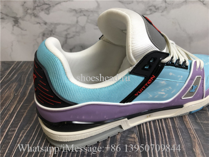 Louis Vuitton Trainer Blue Purple
