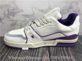 Louis Vuitton Trainer White Purple