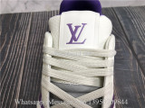 Louis Vuitton Trainer White Purple