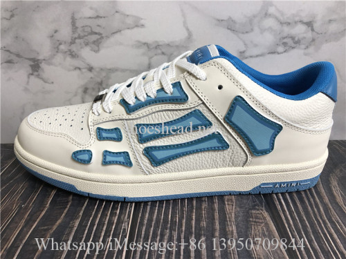 Amiri Skeleton Low Top Sneaker Blue White