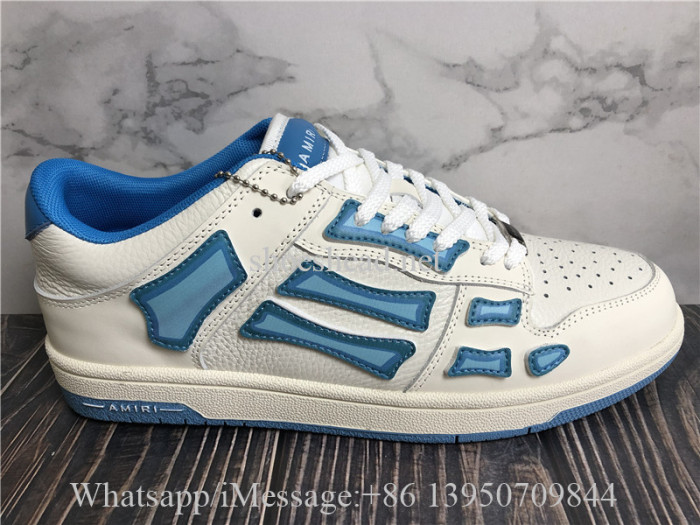Amiri Skeleton Low Top Sneaker Blue White