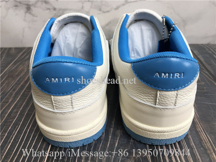 Amiri Skeleton Low Top Sneaker Blue White