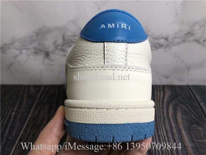 Amiri Skeleton Low Top Sneaker Blue White