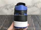 Air Jordan 1 Mid Black Hyper Royal