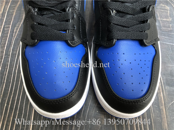 Air Jordan 1 Mid Black Hyper Royal