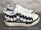 Amiri Stars Court Low Top Sneaker Black White